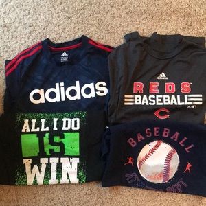 Boys size large t-shirt lot of 4 in good shape
